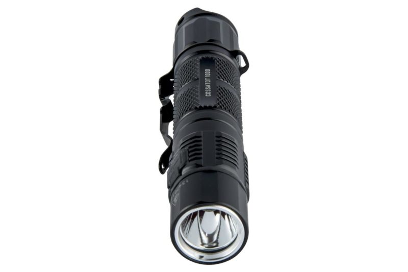 factor cossatot 1000 led flashlight lens front