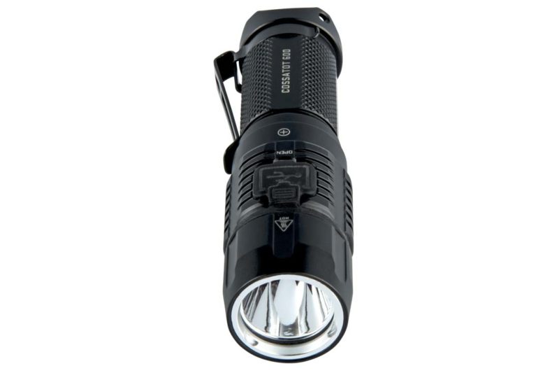 Factor Cossatot 600 LED Flashlight Lens USB recharegeable