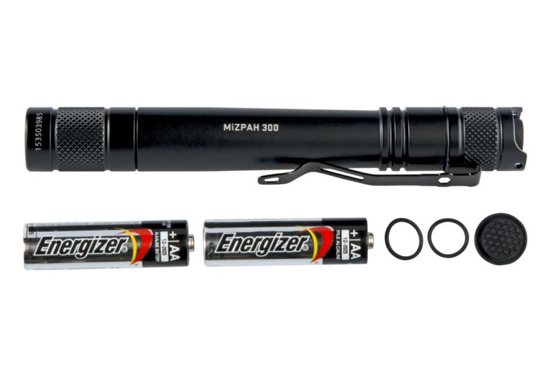 factor mizpah 300 led flashlight included items