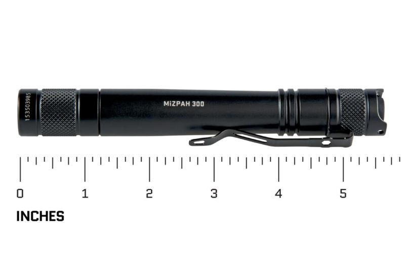 factor equipment mizpah 300 led flashlight size mid-size