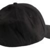 factor fitted hat black back