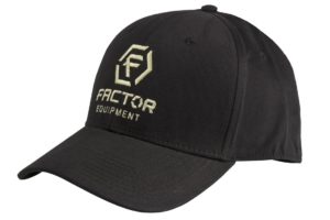 factor hat black fitted front