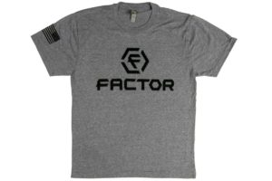 factor t-shirt gray