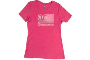 factor women t-shirt pink