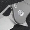 Factor Absolute Titanium Knife Pivot Closeup