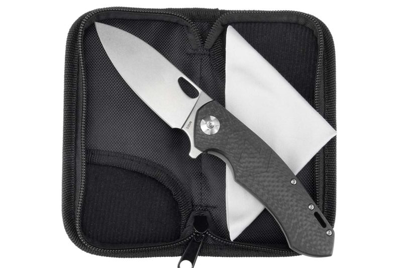 Factor Iconic Carbon Fiber Knife Large Package Open