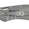 Factor Iconic Titanium Knife Large Clip Closeup