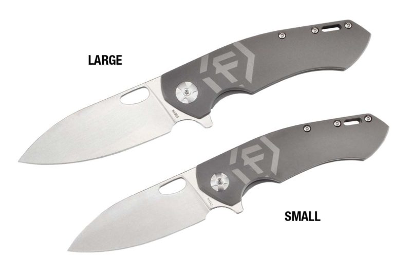 Factor Iconic Titanium Knife Large Smal Sizes