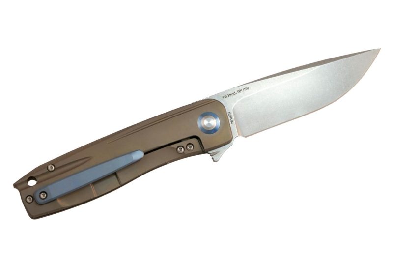 factor titanium knife verve flipper open