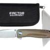 factor titanium knife verve included case