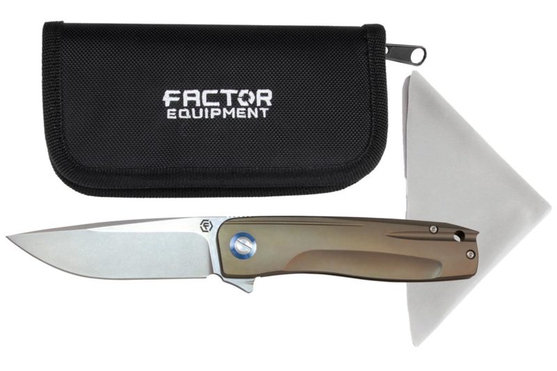 factor titanium knife verve included case