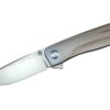 factor titanium knife verve steel gray