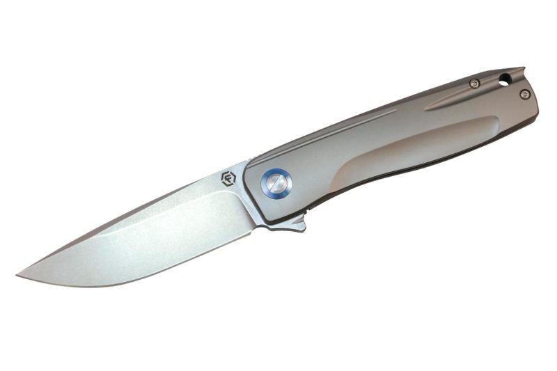 factor titanium knife verve steel gray