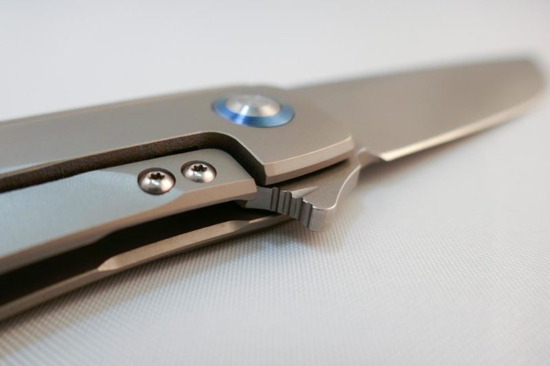 factor titanium knife verve titanium lock