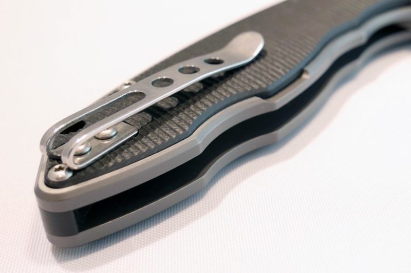factor titanium knife hardened belt clip