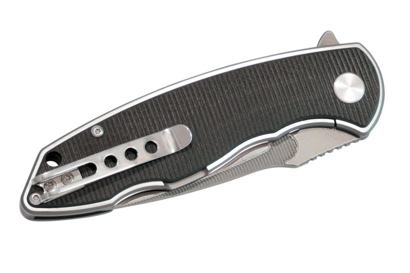 factor titanium knife hardened closed back