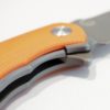 factor titanium knife hardened frame lock
